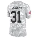 Youth Limited Kerby Joseph Detroit Lions Arctic Camo 2024 Salute to Service Jersey